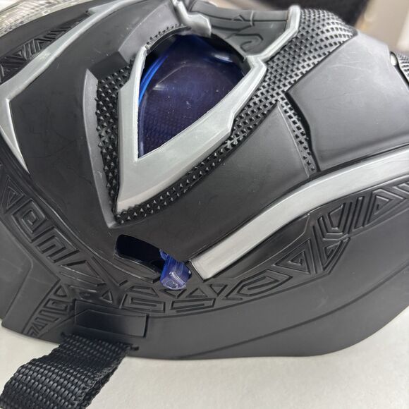Black Panther Wakanda Vibranium Power FX Light Up Mask Marvel Halloween Costume - Picture 9 of 15